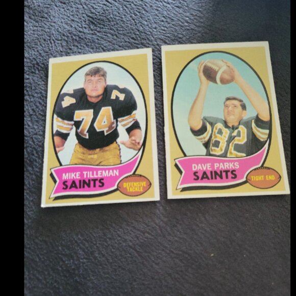 Other - Topps 1970 football cards. Saints